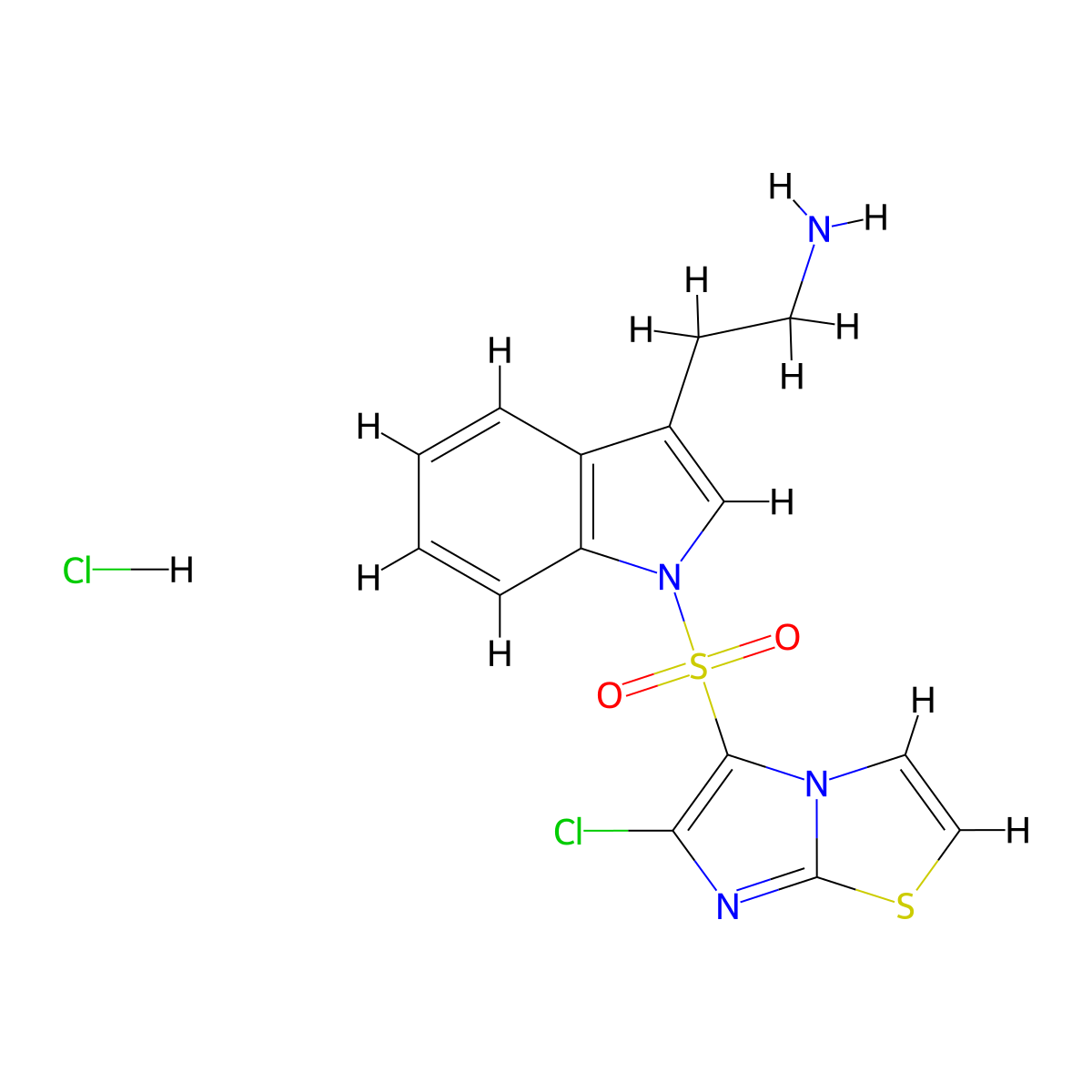 WAY-181187 hydrochloride molecular structure, CAS 554403-08-6