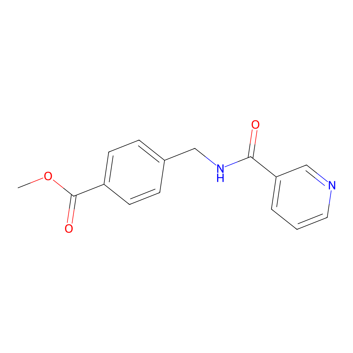 Methyl 4-(Nicotinamidomethyl)benzoate molecular structure, CAS 554407-47-5