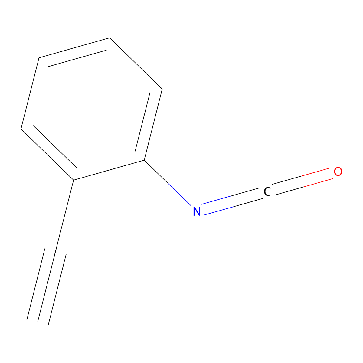 1-Ethynyl-2-isocyanatobenzene molecular structure, CAS 554459-16-4