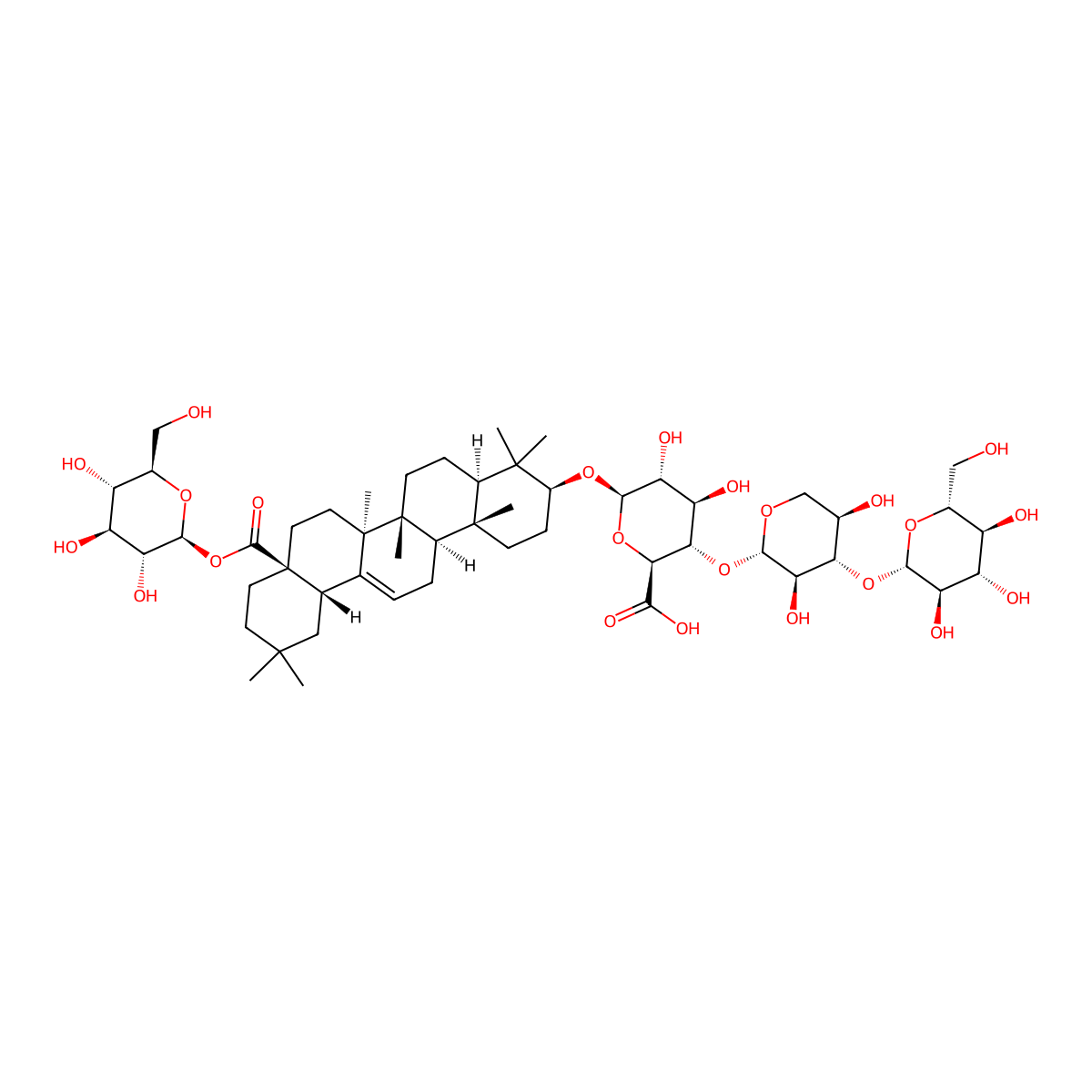 Araloside C molecular structure, CAS 55446-15-6