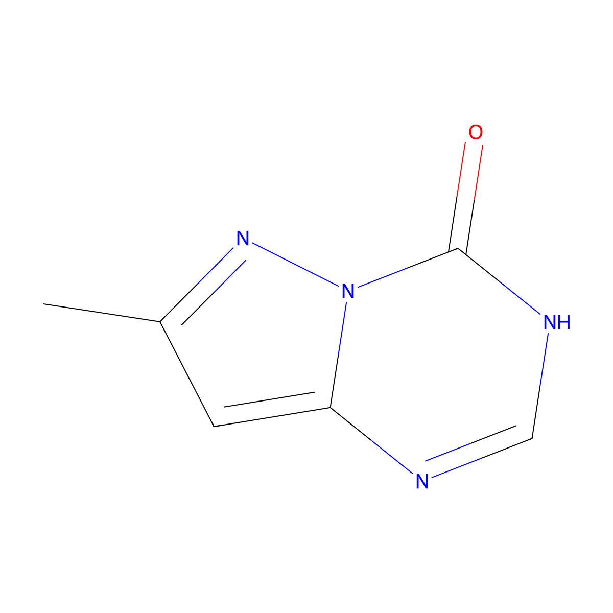 7-Methylpyrazolo[1,5-A][1,3,5]triazin-4(3H)-one molecular structure, CAS 55457-11-9