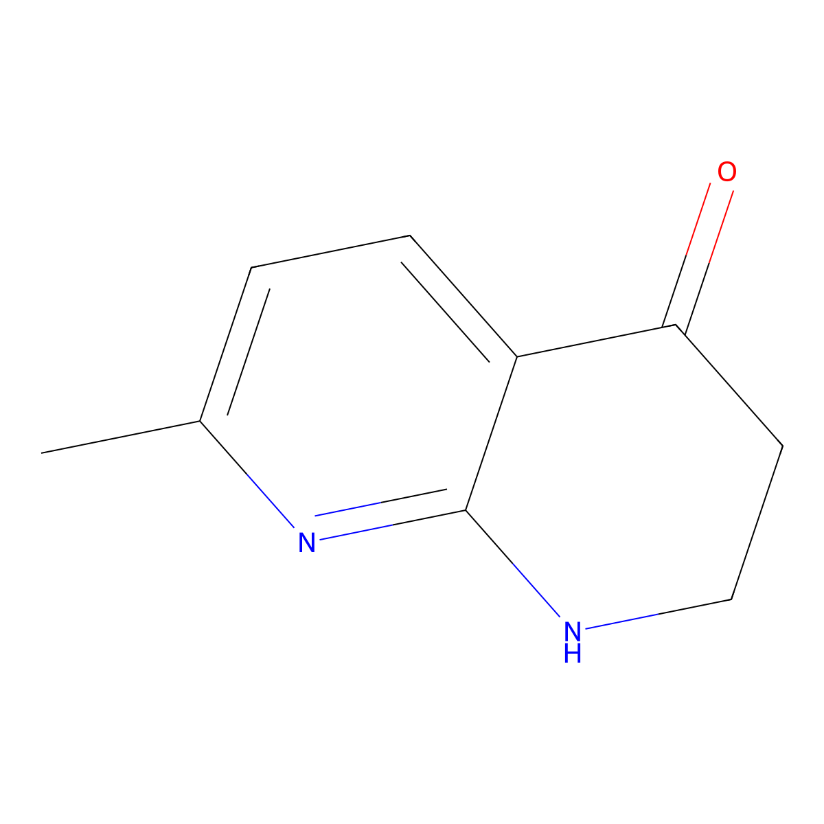 7-Methyl-2,3-dihydro-1,8-naphthyridin-4(1H)-one molecular structure, CAS 55469-90-4
