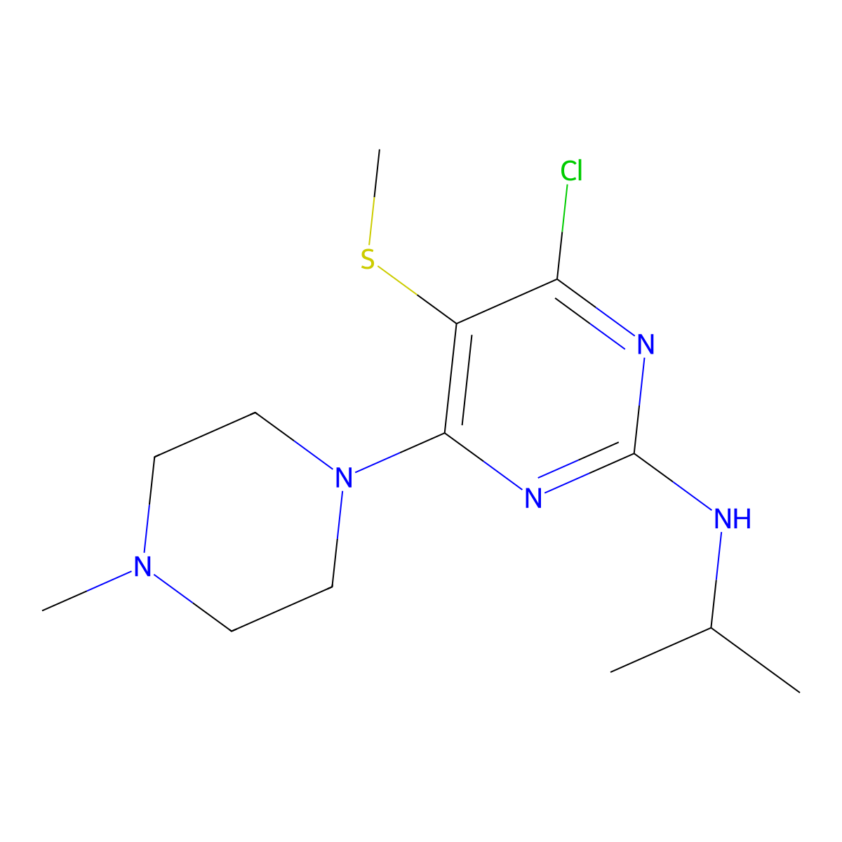 Iprozilamine molecular structure, CAS 55477-19-5