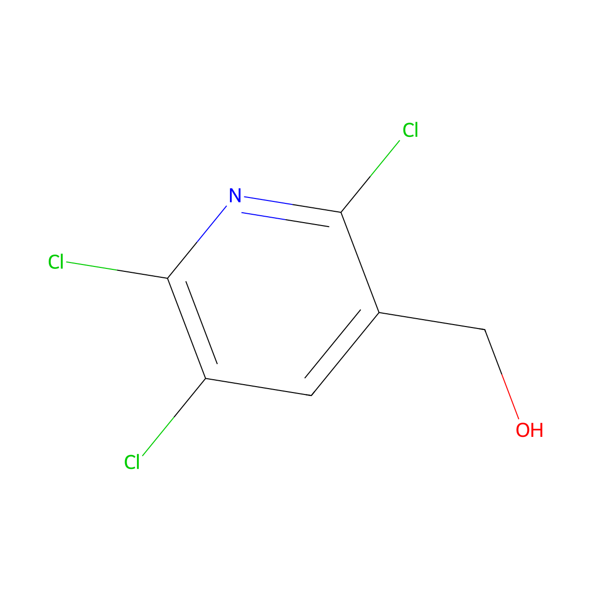 (2,5,6-Trichloropyridin-3-yl)methanol molecular structure, CAS 55483-86-8