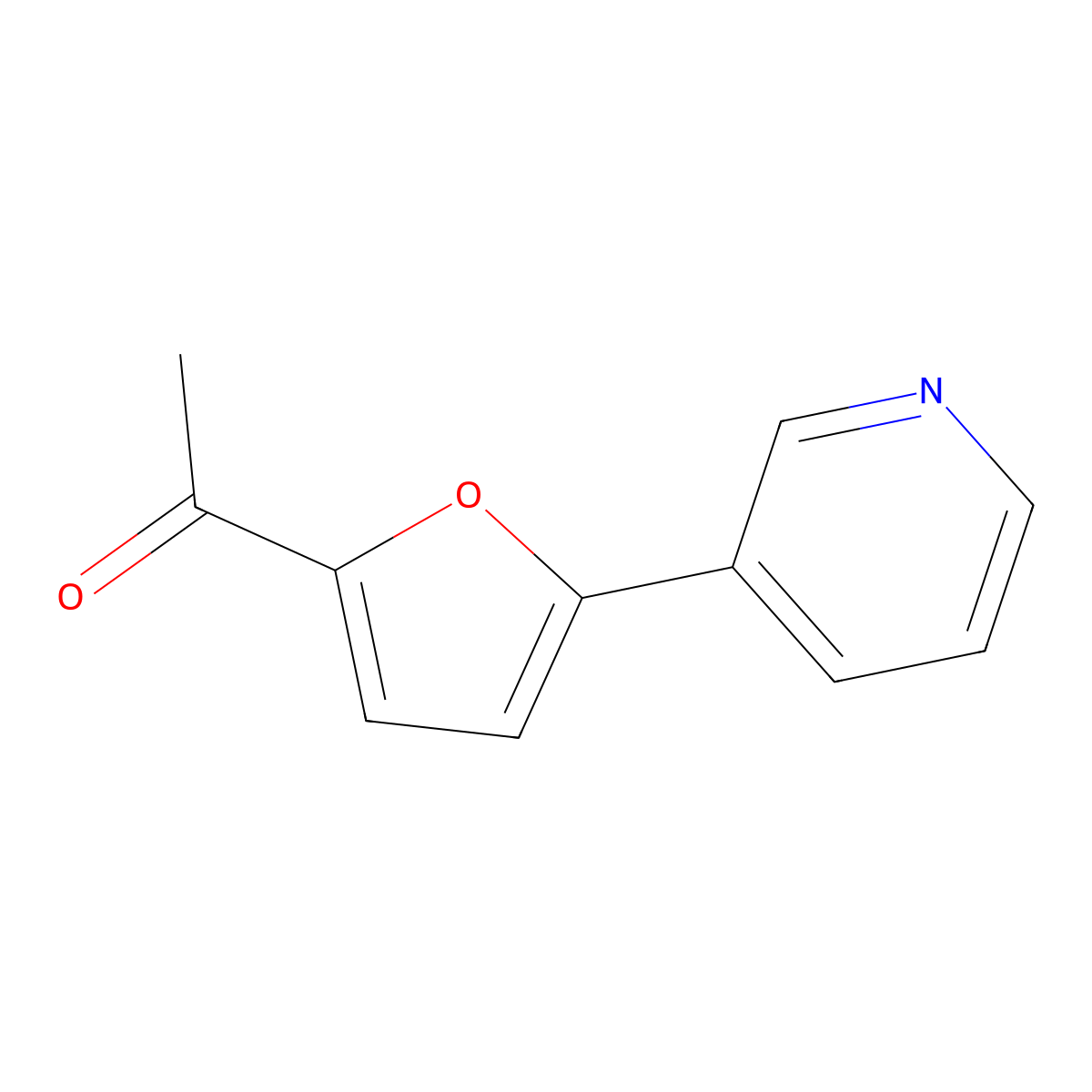 1-[5-(Pyridin-3-yl)furan-2-yl]ethan-1-one molecular structure, CAS 55484-34-9