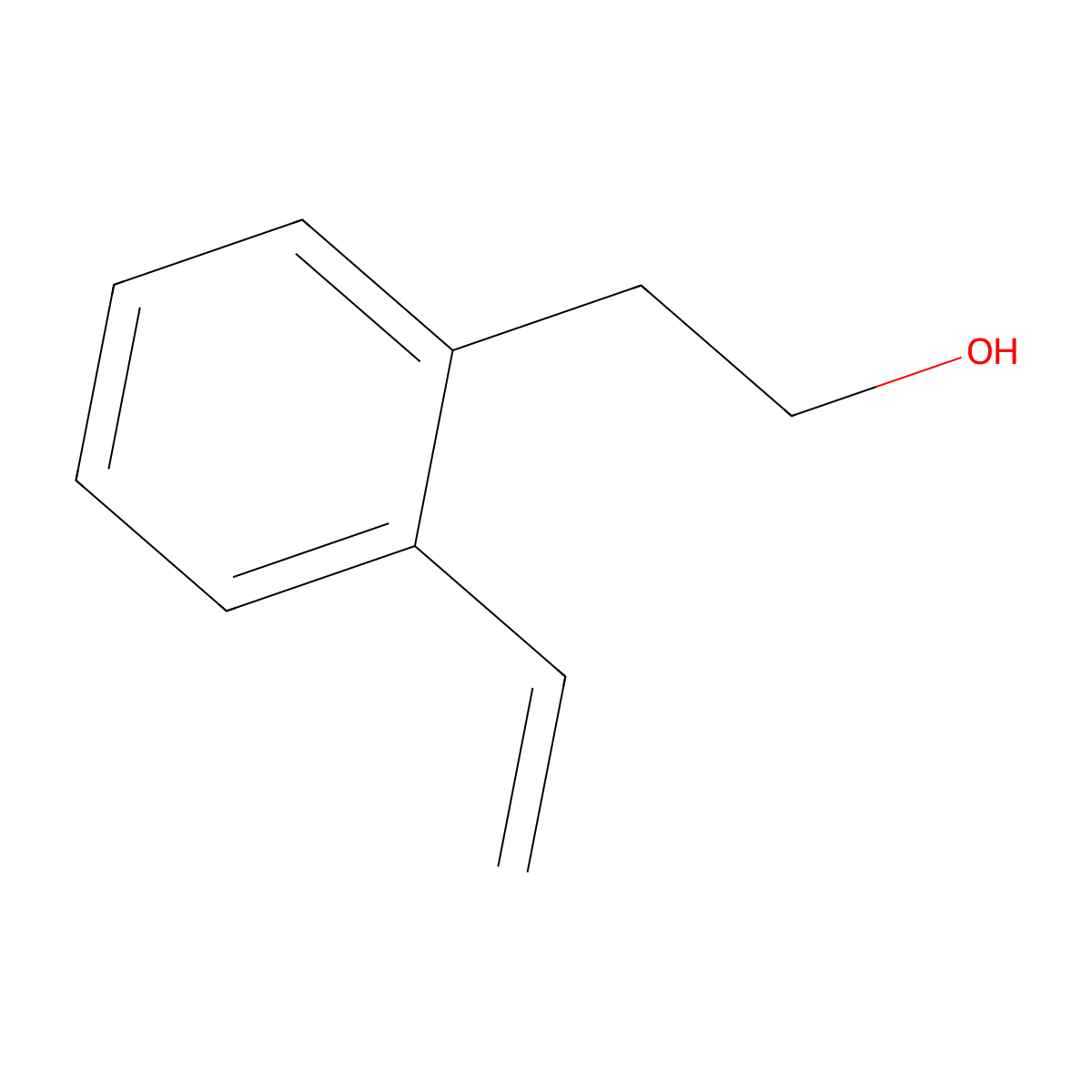 2-(2-Ethenylphenyl)ethan-1-ol molecular structure, CAS 55488-94-3