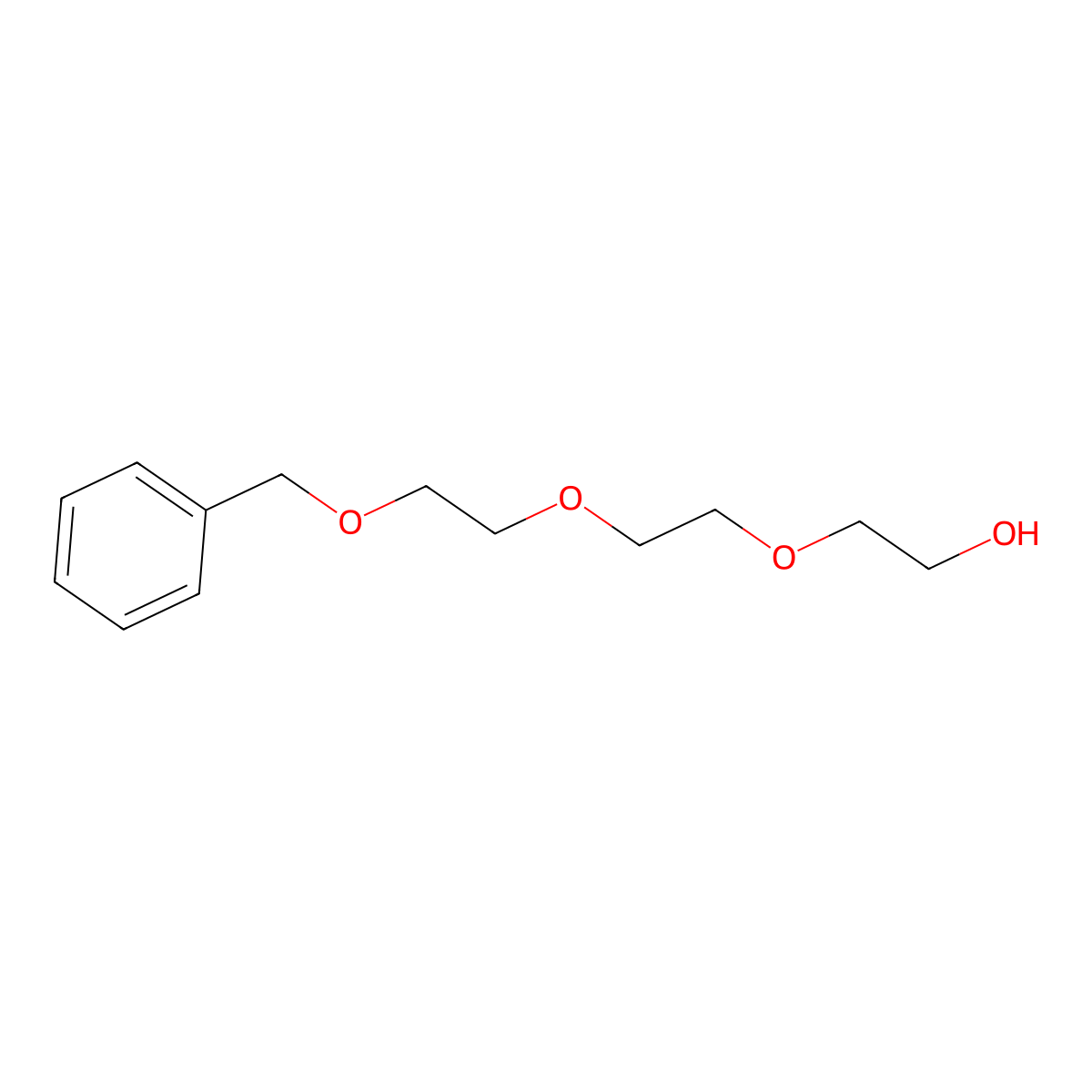 2-{2-[2-(Benzyloxy)ethoxy]ethoxy}ethan-1-ol molecular structure, CAS 55489-58-2