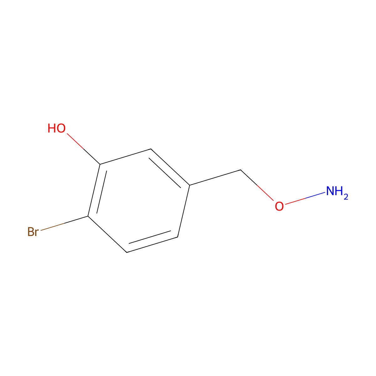 Brocresin molecular structure, CAS 555-65-7