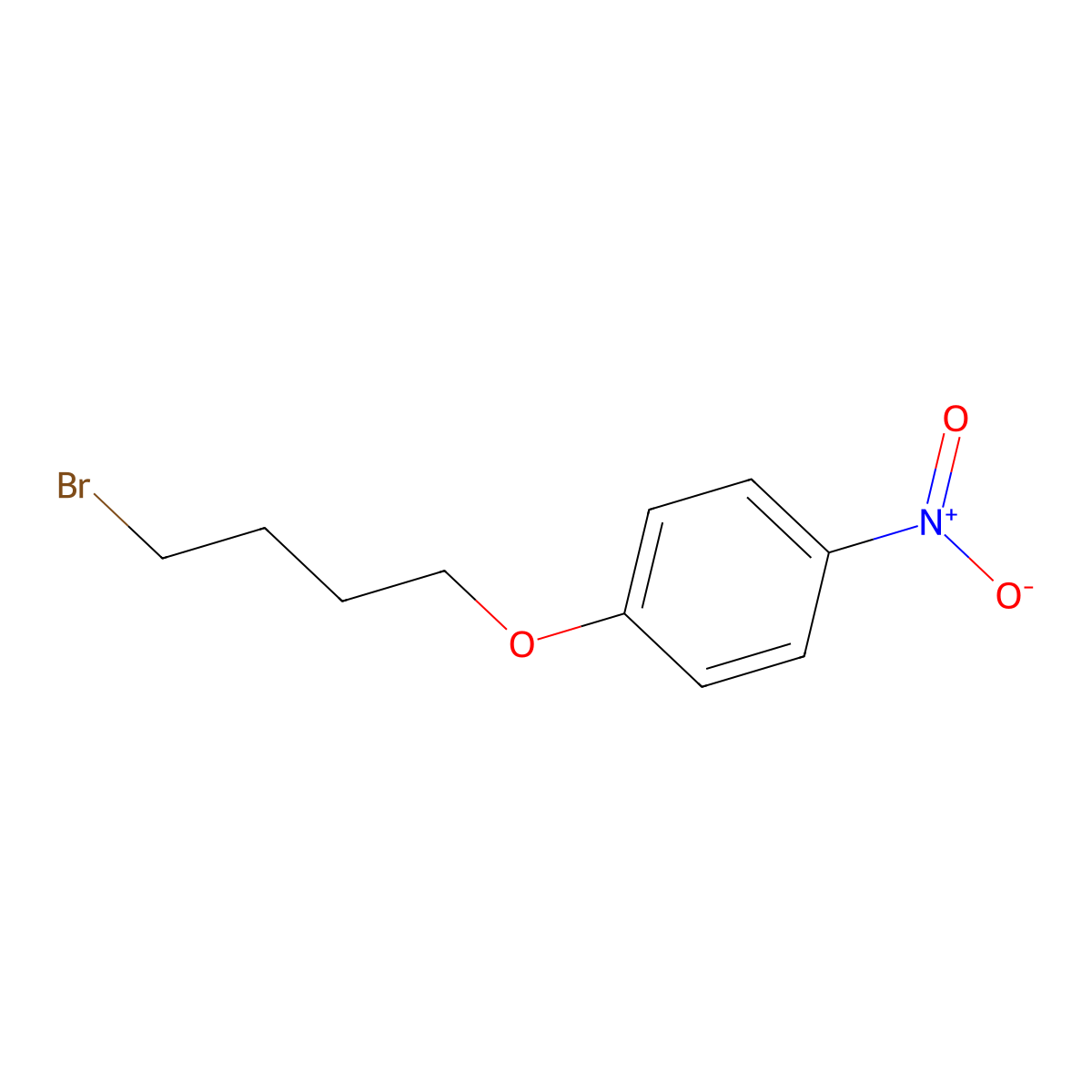 1-(4-Bromobutoxy)-4-nitrobenzene molecular structure, CAS 55502-03-9