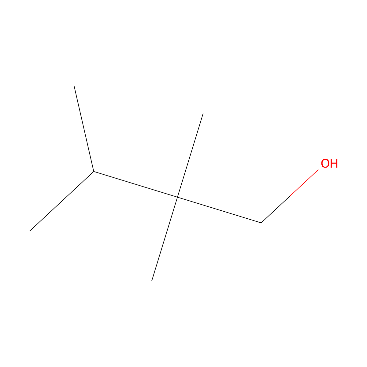 2,2,3-Trimethylbutan-1-ol molecular structure, CAS 55505-23-2