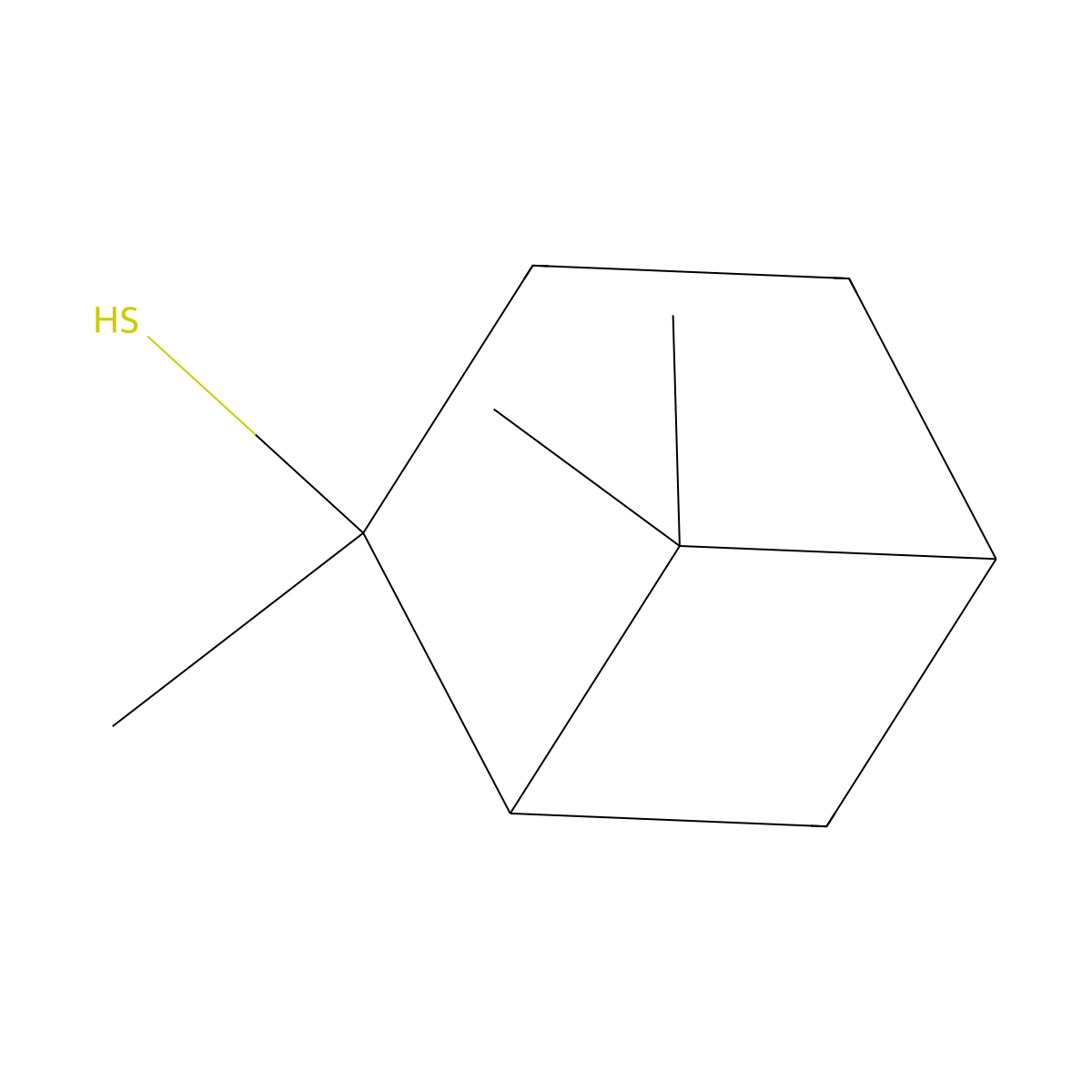 2-Mercaptopinane molecular structure, CAS 55511-33-6