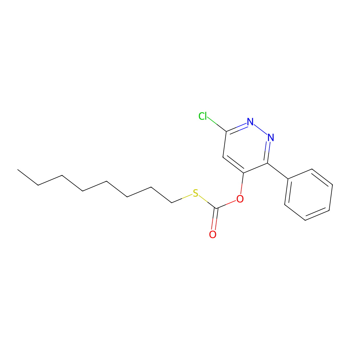 Pyridate molecular structure, CAS 55512-33-9