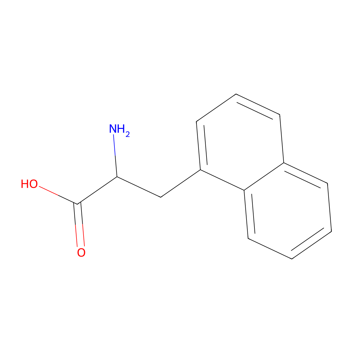 1-Naphthyl-L-alanine molecular structure, CAS 55516-54-6