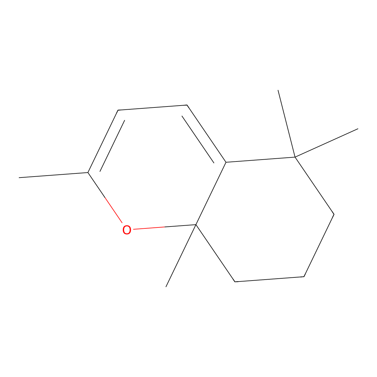Cycloionone molecular structure, CAS 5552-30-7
