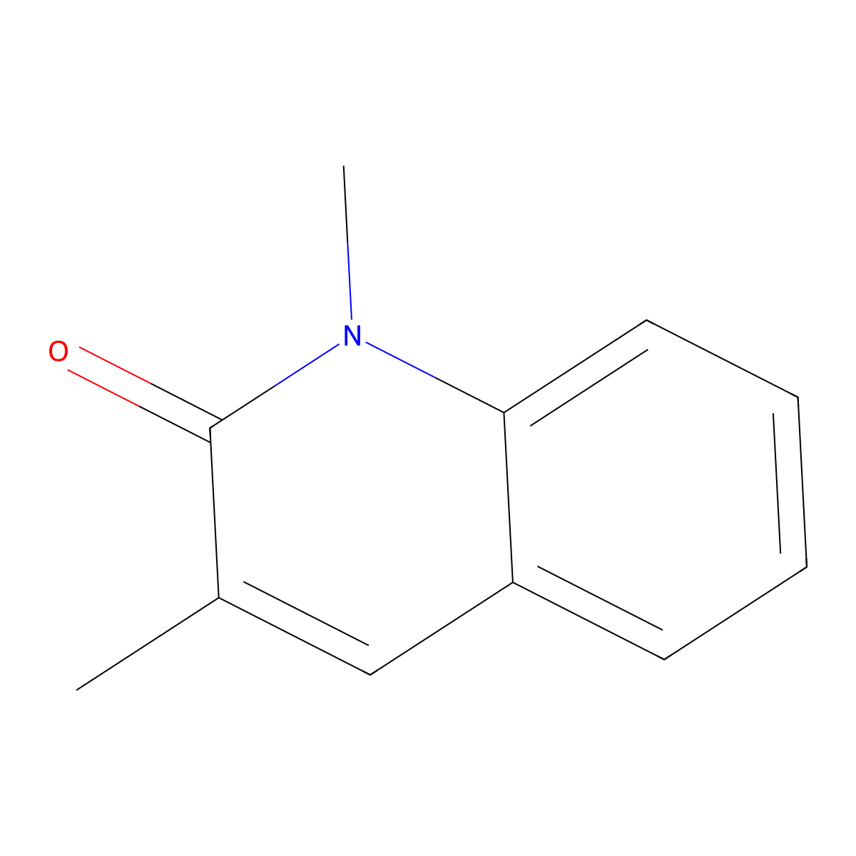 1,3-dimethylquinolin-2(1H)-one molecular structure, CAS 55539-83-8