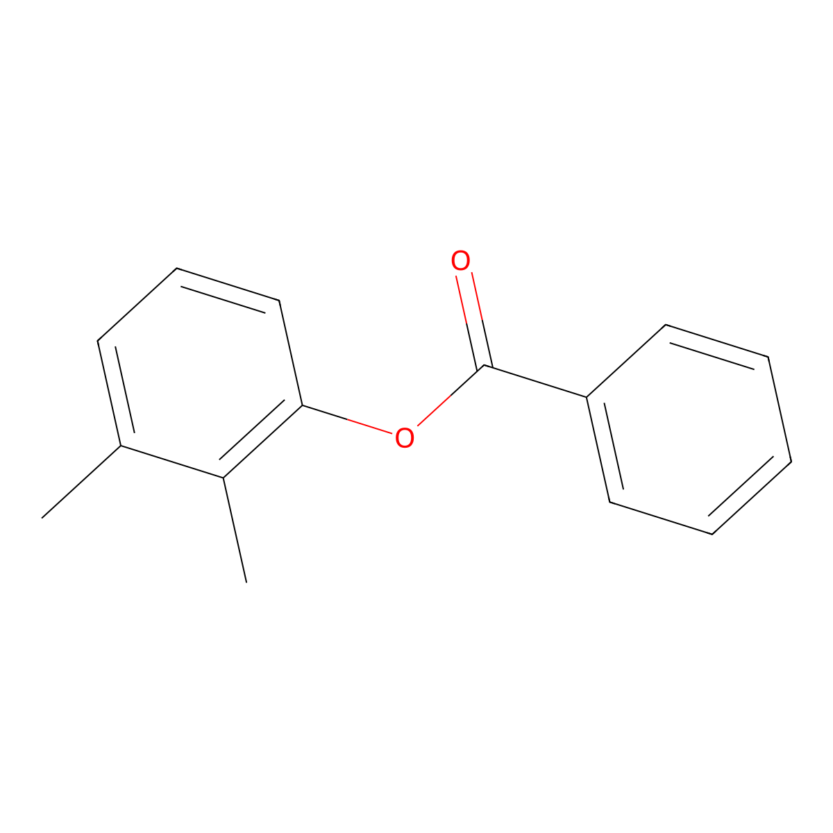 2,3-Dimethylphenyl benzoate molecular structure, CAS 5554-27-8