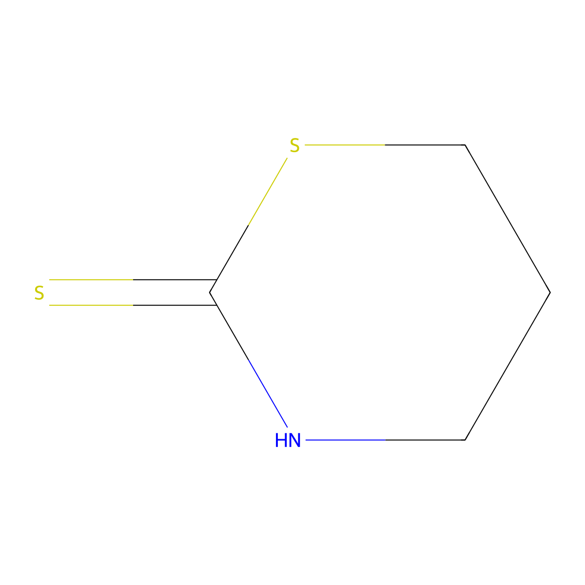 1,3-Thiazinane-2-thione molecular structure, CAS 5554-48-3