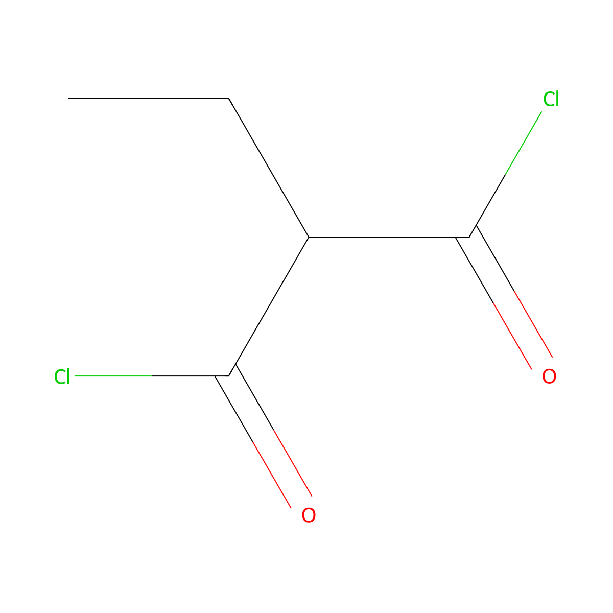 2-Ethylpropanedioyl dichloride molecular structure, CAS 55552-69-7