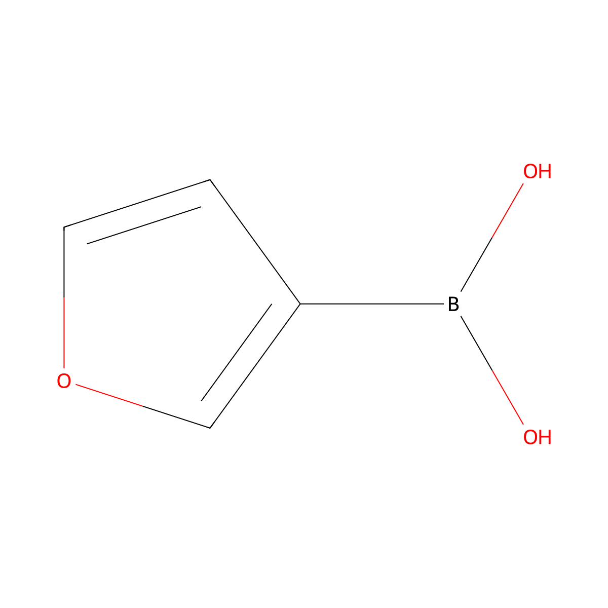 Furan-3-boronic acid molecular structure, CAS 55552-70-0