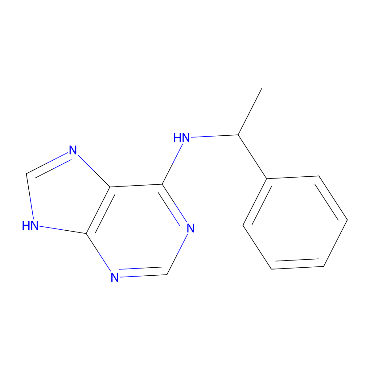 alpha-(N6-adenyl)styrene oxide molecular structure, CAS 55553-54-3