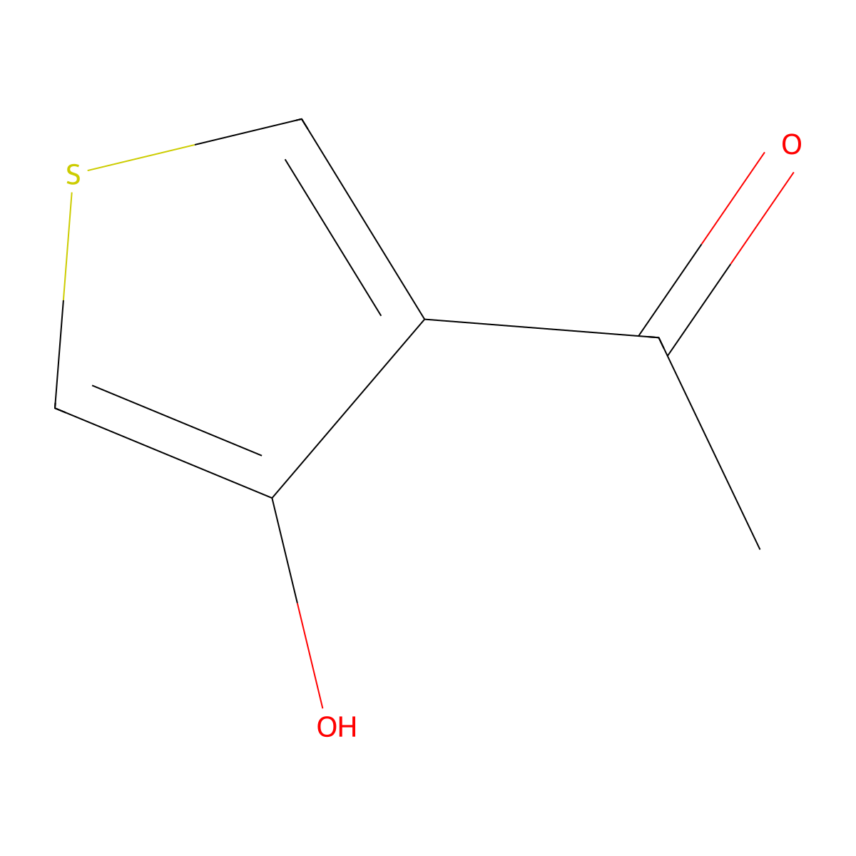 1-(4-Hydroxy-3-thienyl)ethanone molecular structure, CAS 5556-16-1