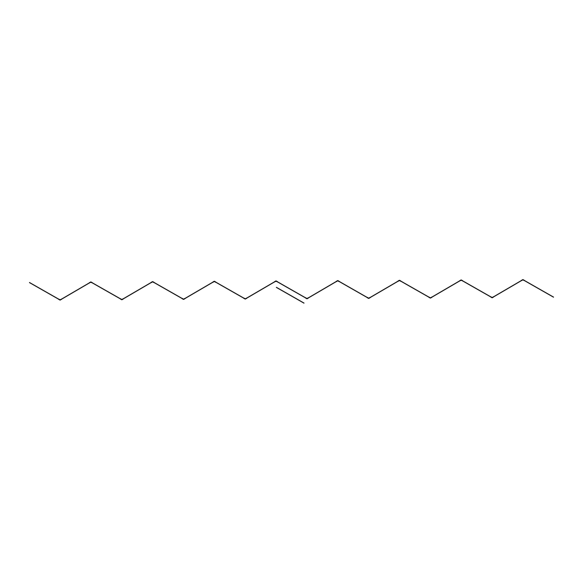Octadec-9-ene molecular structure, CAS 5557-31-3
