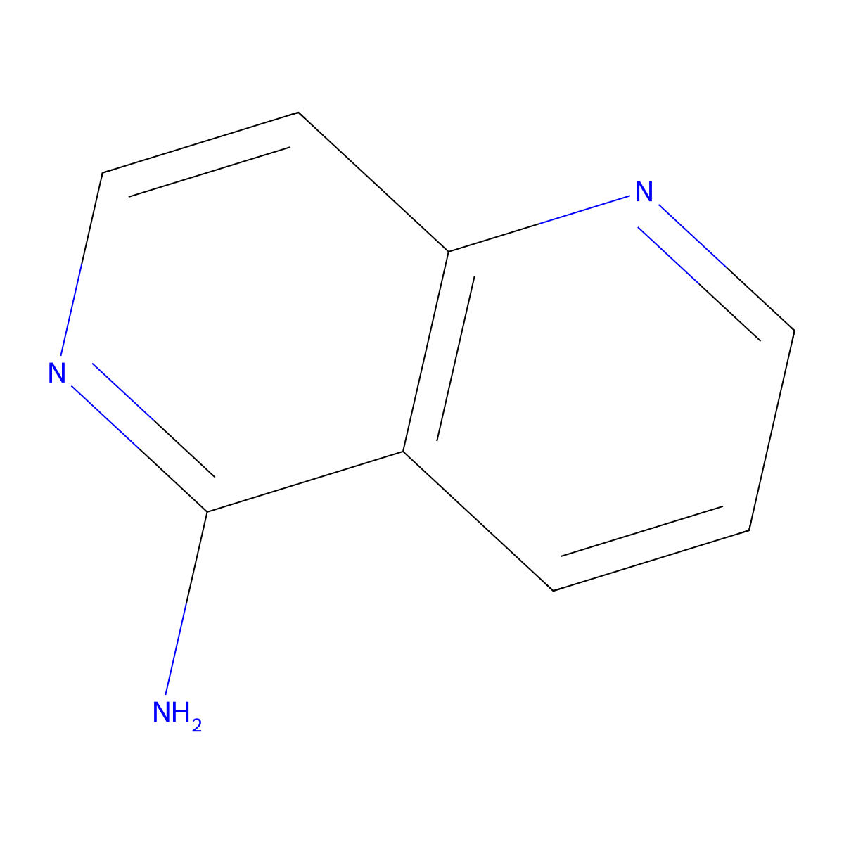1,6-Naphthyridin-5-amine molecular structure, CAS 55570-60-0