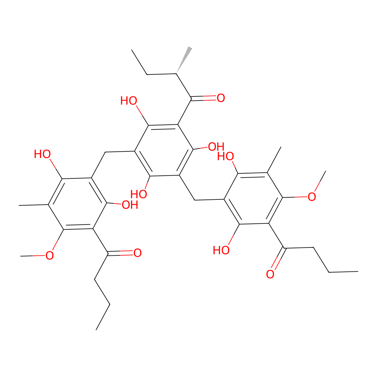 Agrimol B molecular structure, CAS 55576-66-4
