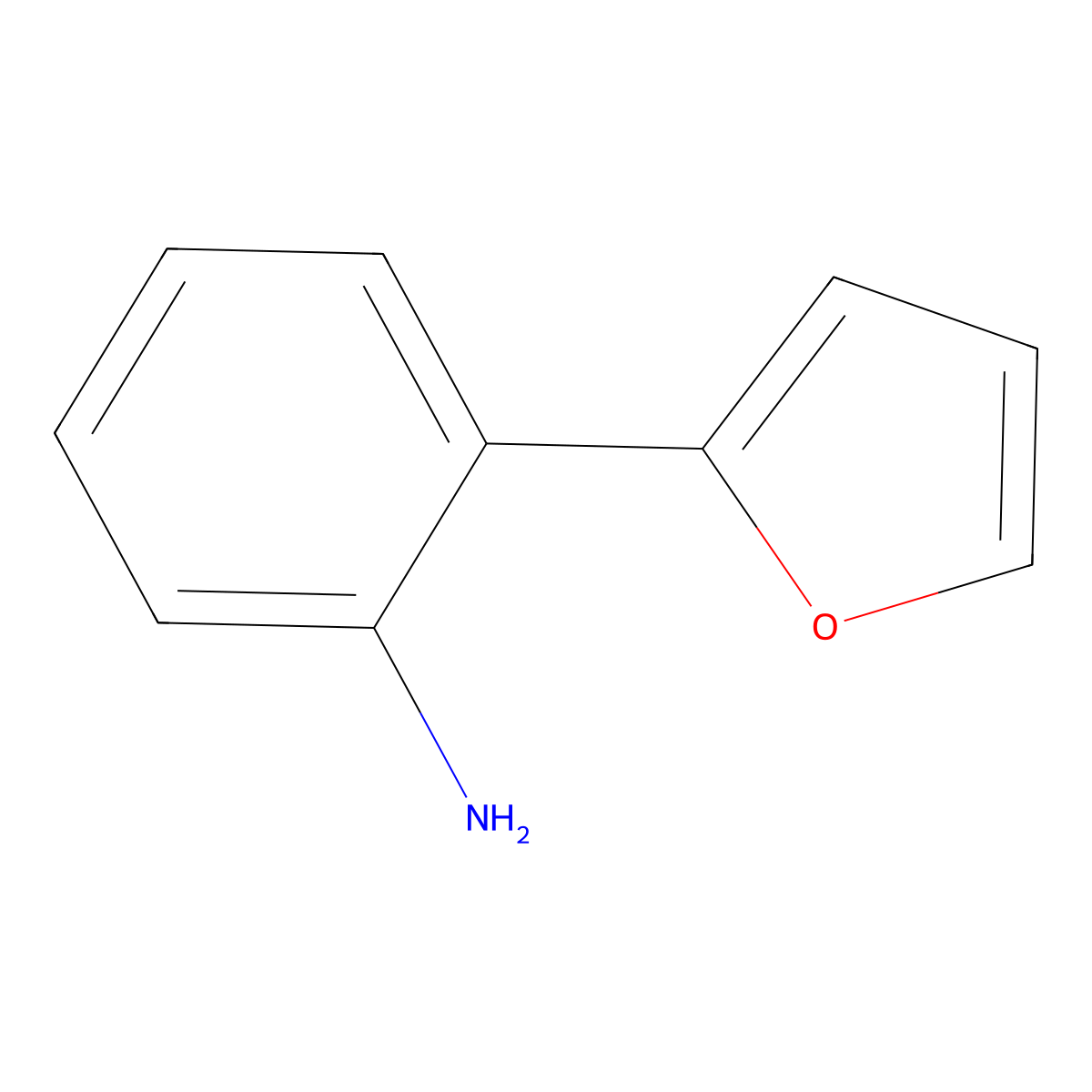 2-(Furan-2-yl)aniline molecular structure, CAS 55578-79-5