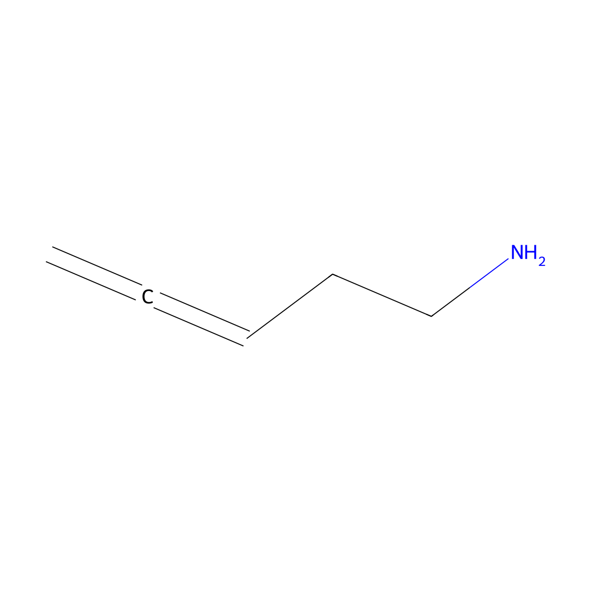 Penta-3,4-dien-1-amine molecular structure, CAS 5558-11-2