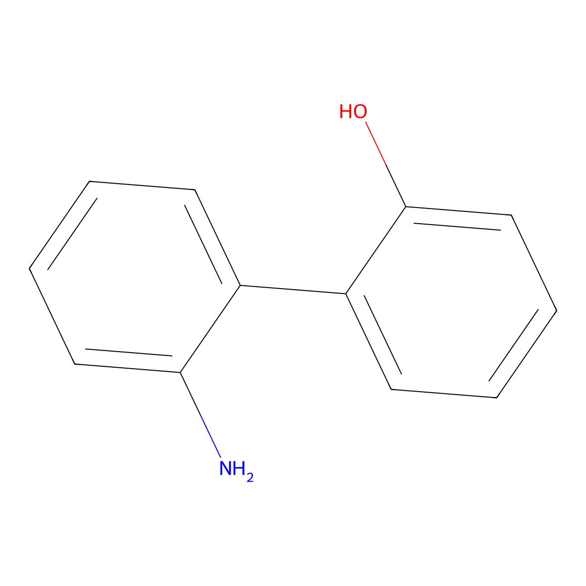 2'-Aminobiphenyl-2-ol molecular structure, CAS 55589-69-0
