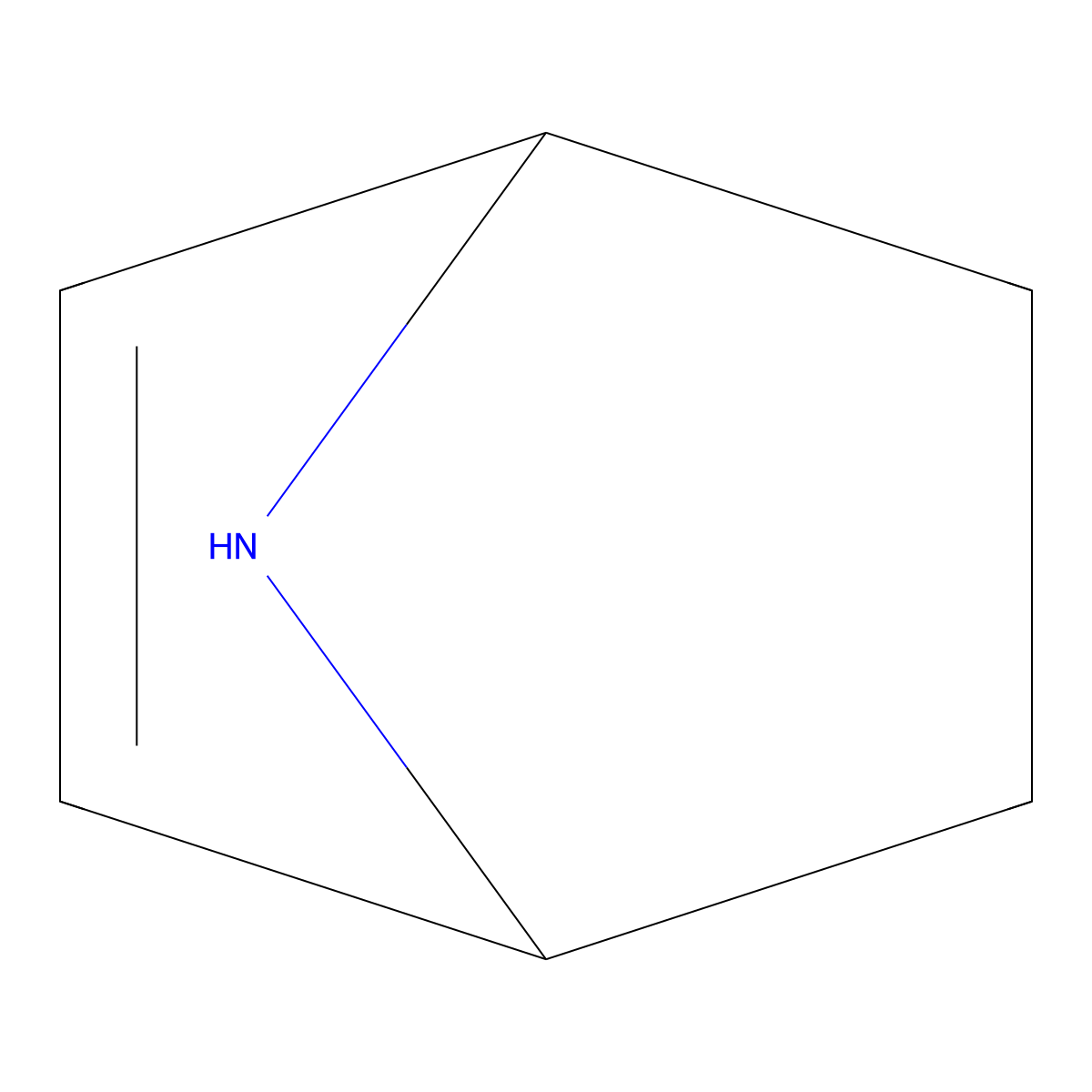7-Azanorbornene molecular structure, CAS 55590-24-4