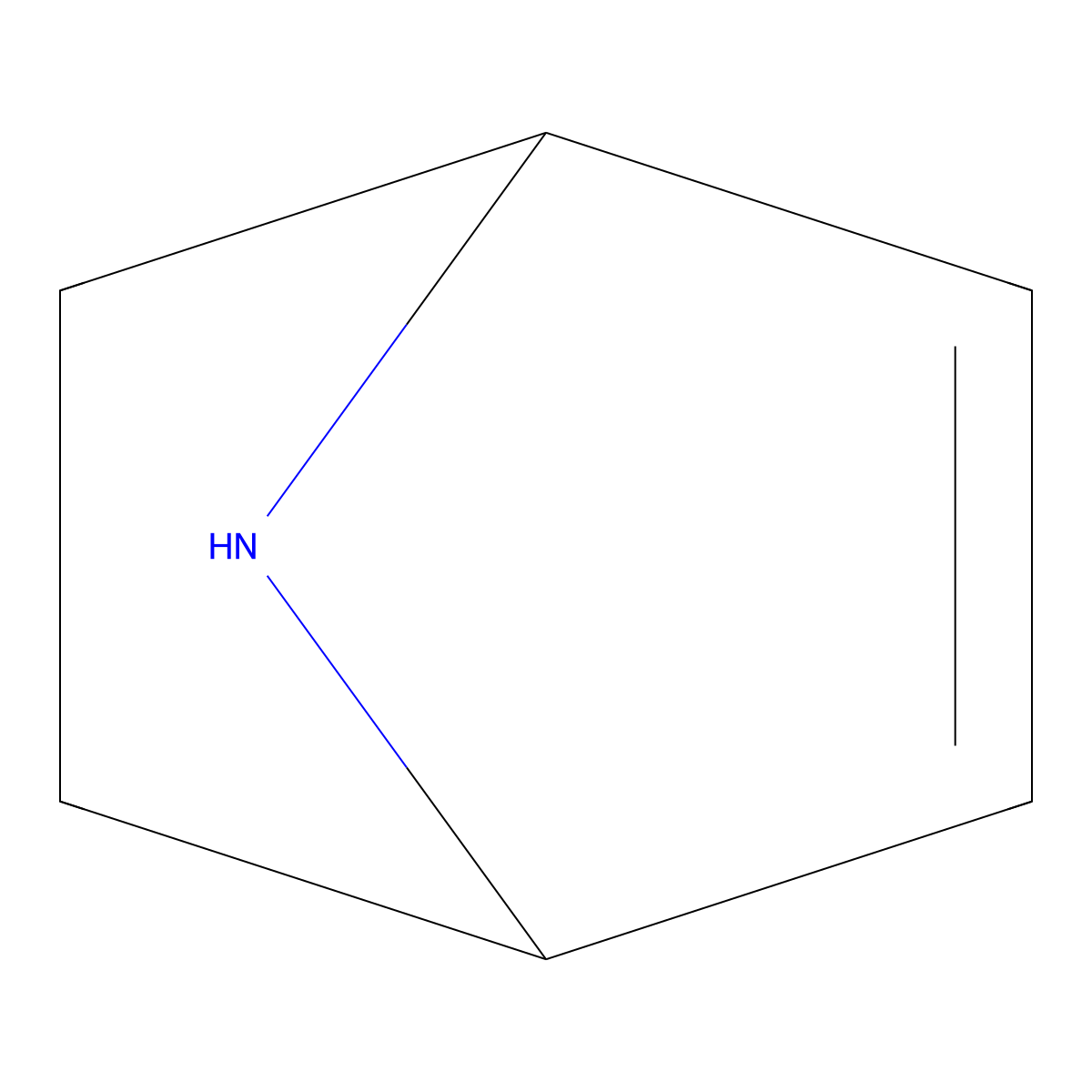 7-Azanorbornene molecular structure, CAS 55590-24-4