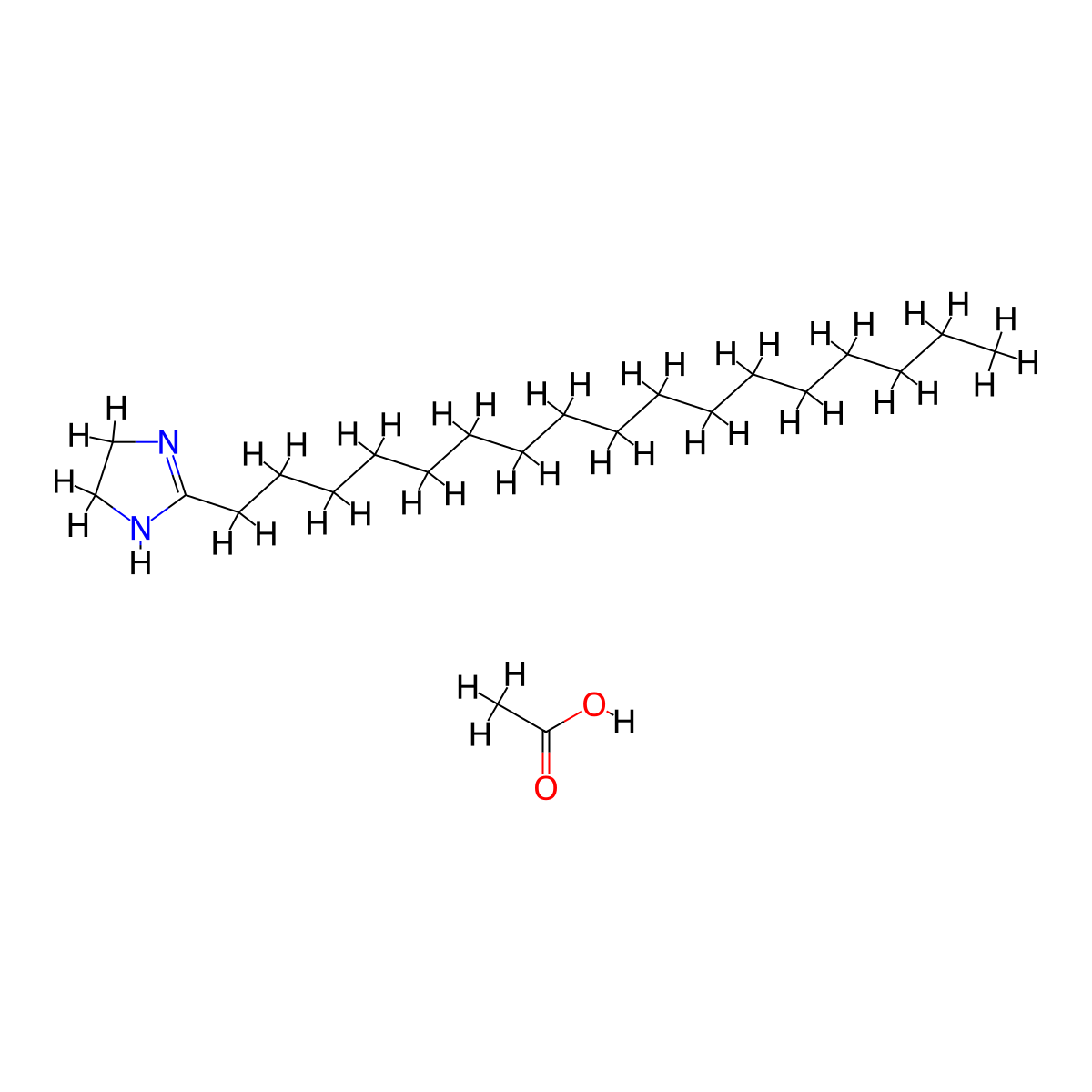 Glyodin molecular structure, CAS 556-22-9