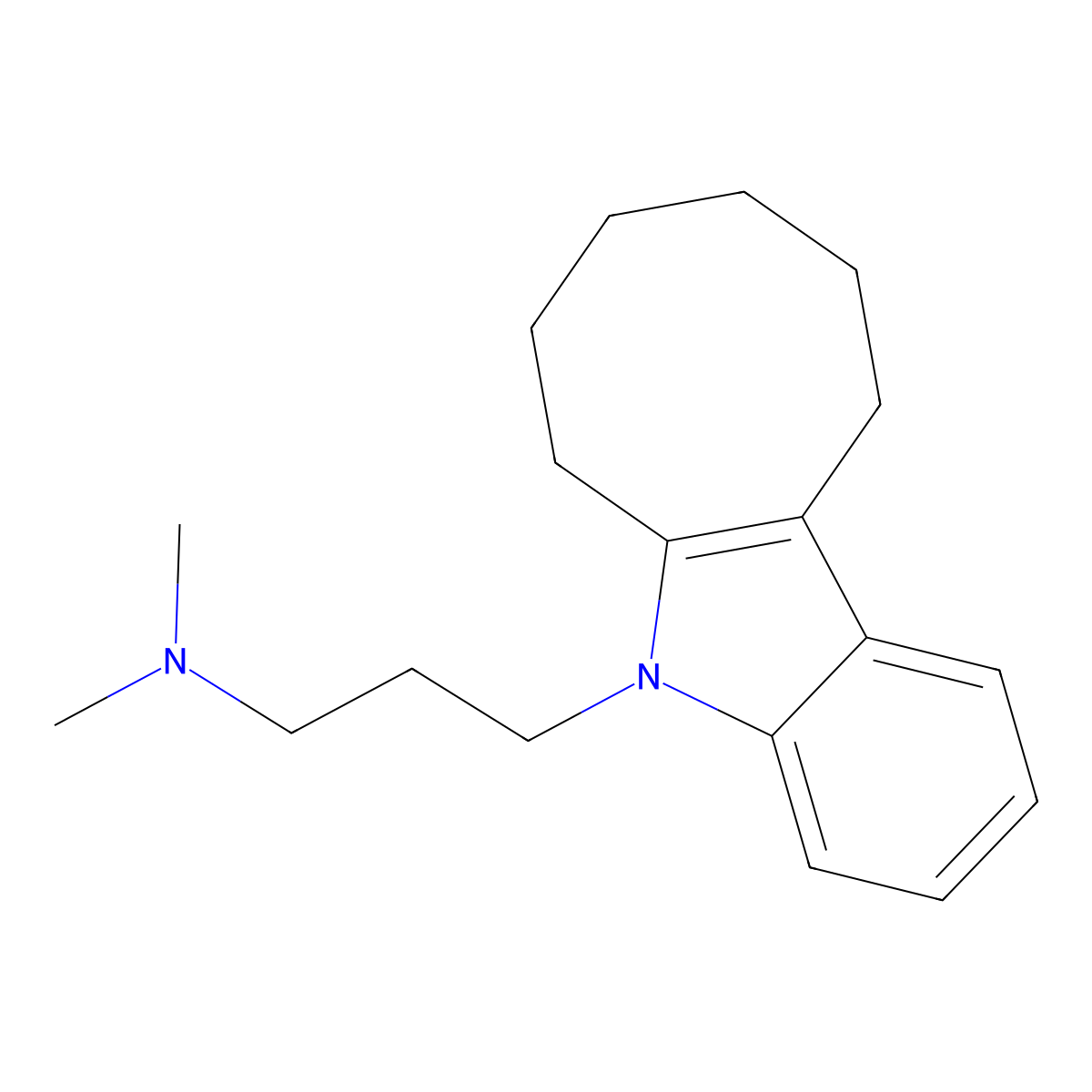 Iprindole molecular structure, CAS 5560-72-5