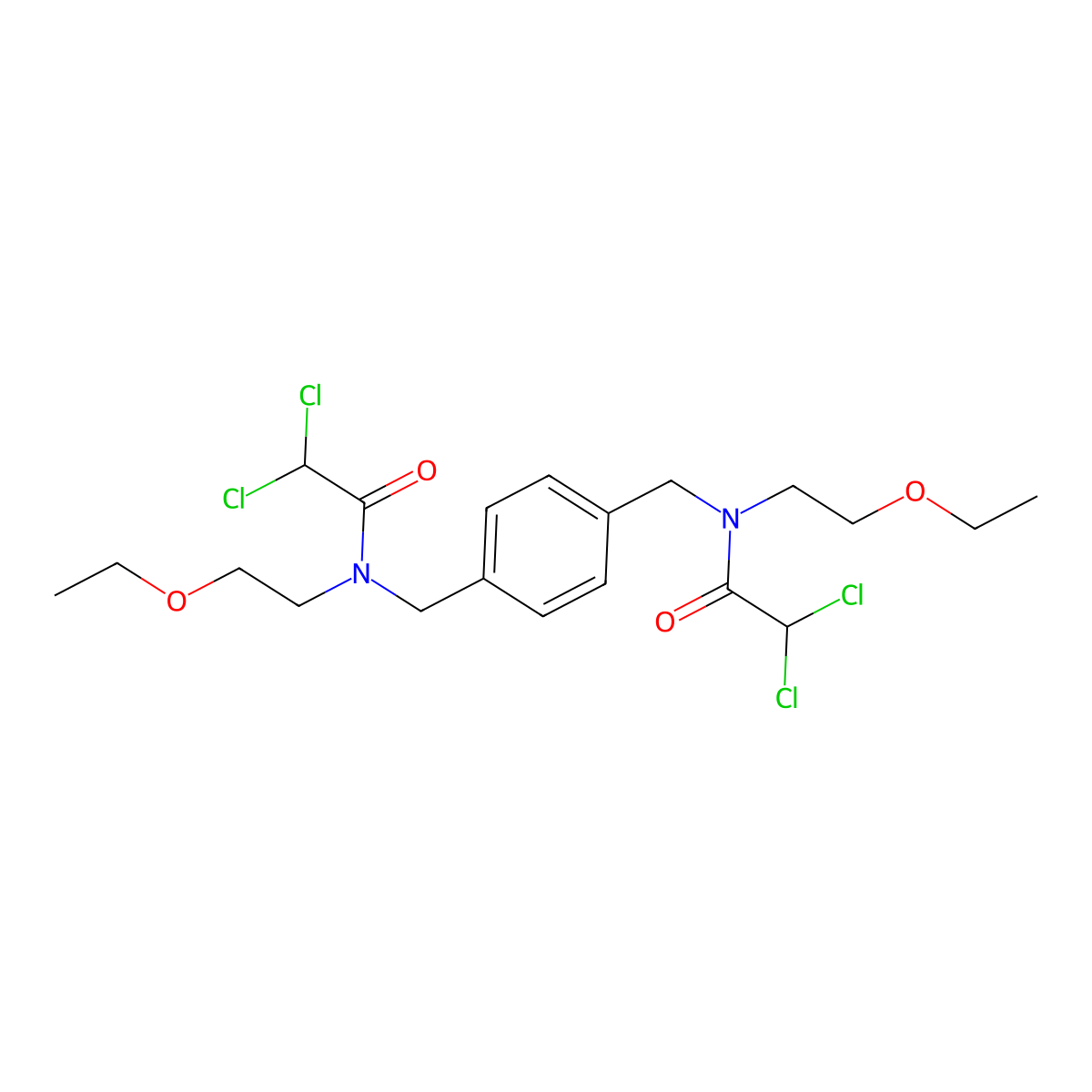 Teclozan molecular structure, CAS 5560-78-1