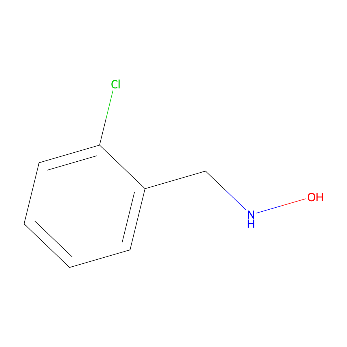 N-(2-ChlorobenZyl)hydroxylamine molecular structure, CAS 55606-45-6