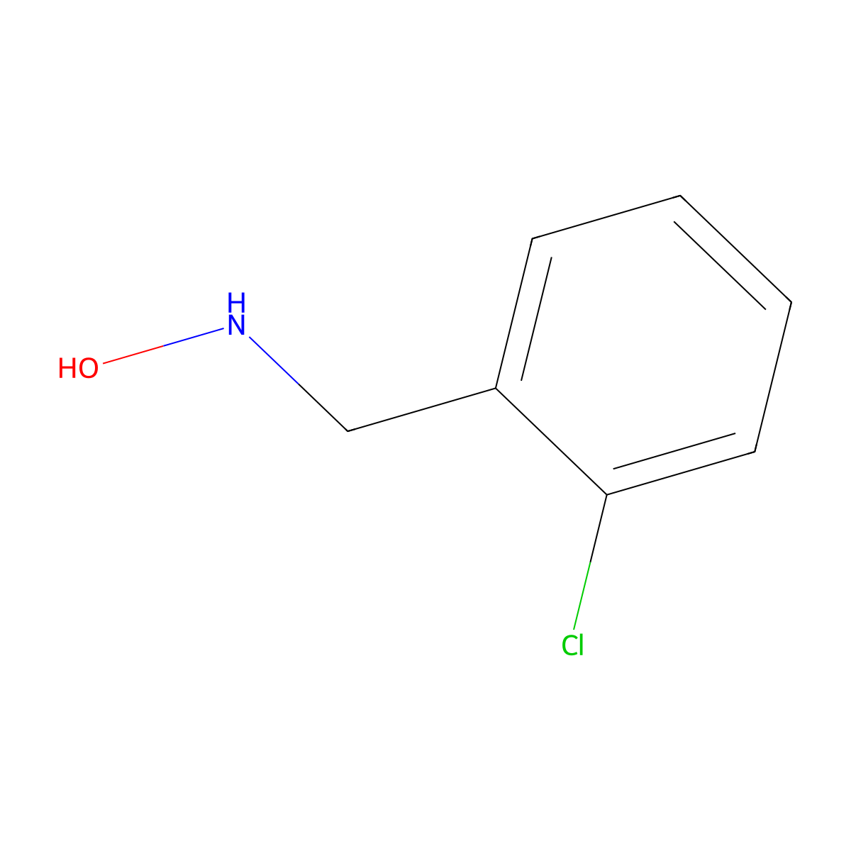 N-(2-ChlorobenZyl)hydroxylamine molecular structure, CAS 55606-45-6