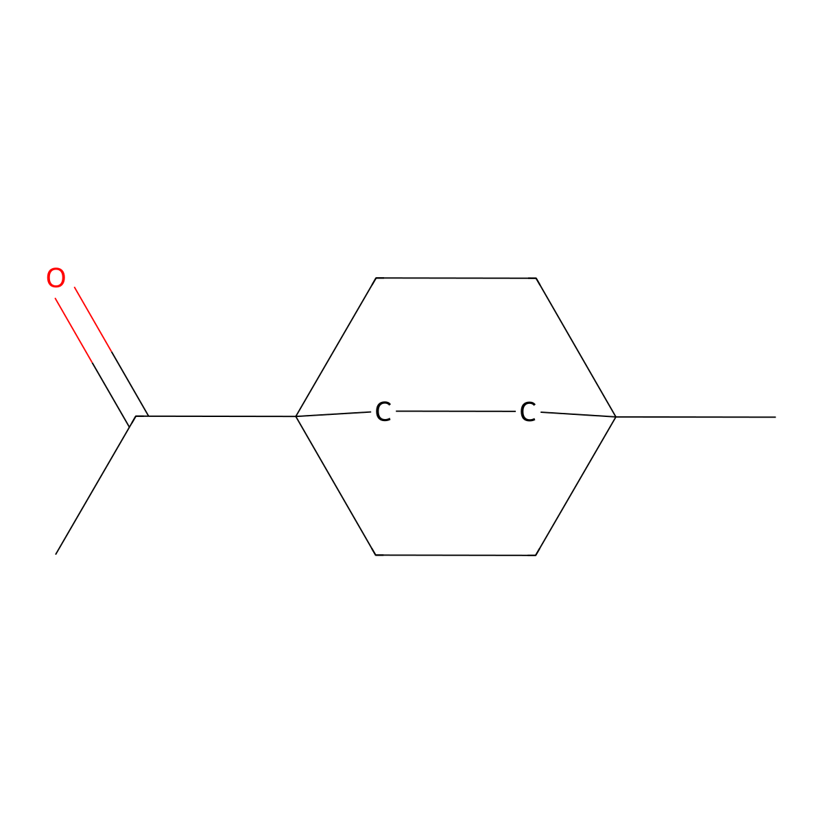 1-(4-Methyl-1-bicyclo[2.2.2]octanyl)ethanone molecular structure, CAS 5561-63-7