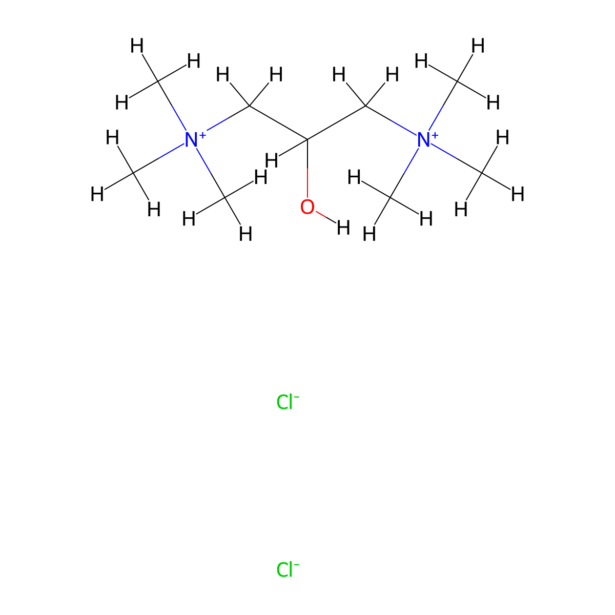 Prolonium chloride molecular structure, CAS 55636-09-4