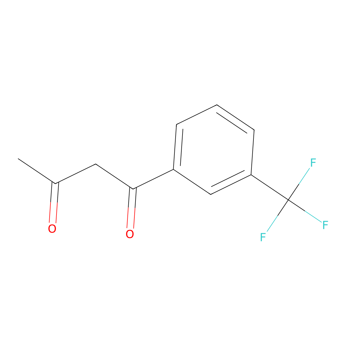 1-[3-(Trifluoromethyl)phenyl]butane-1,3-dione molecular structure, CAS 55655-84-0