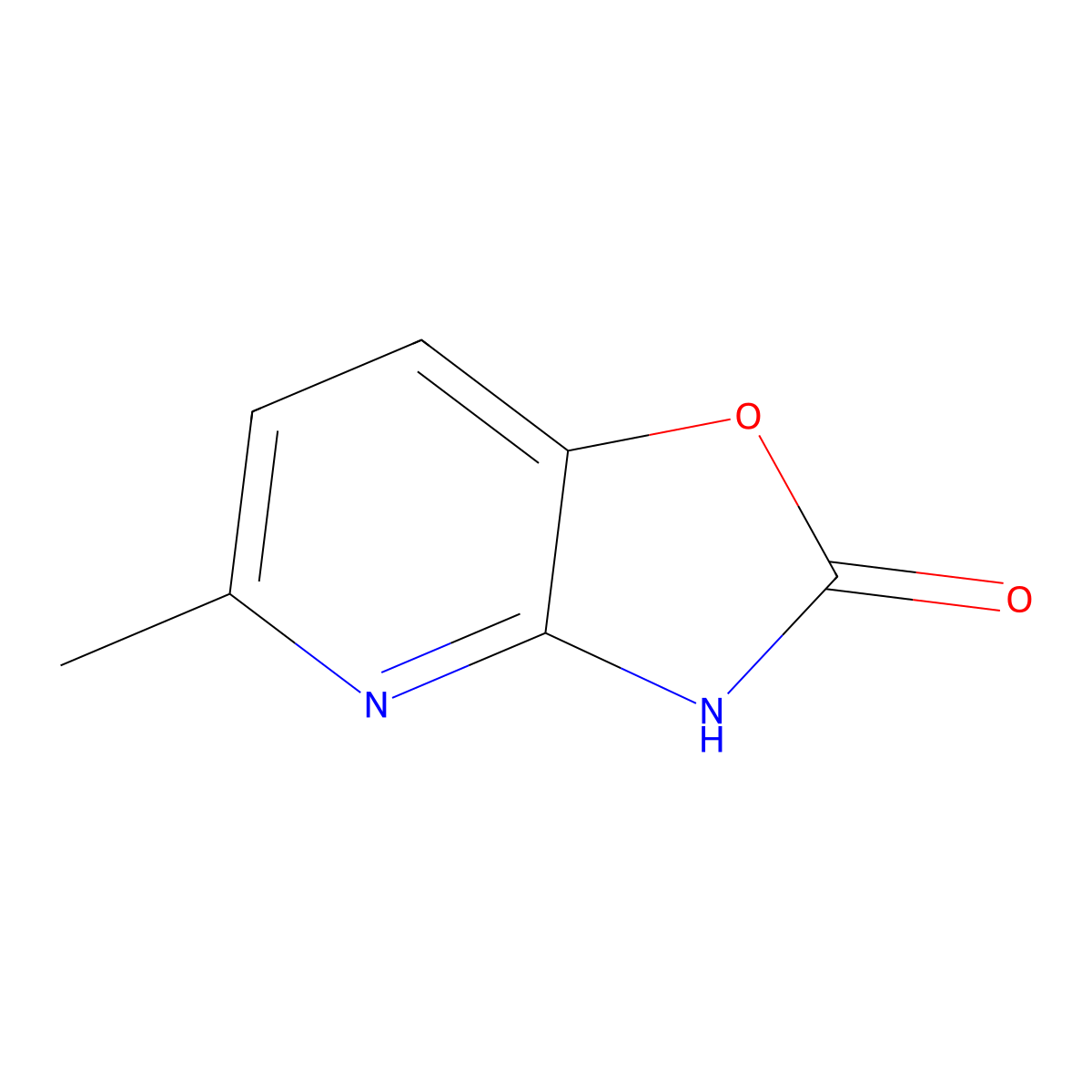 5-Methyloxazolo[4,5-b]pyridin-2(3H)-one molecular structure, CAS 55656-25-2
