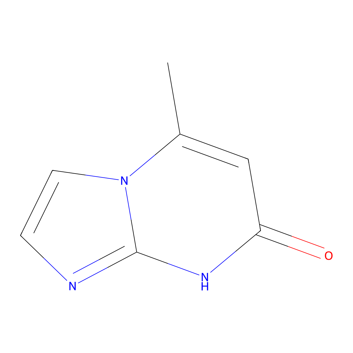5-methylimidazo[1,2-a]pyrimidin-7(8H)-one molecular structure, CAS 55662-34-5