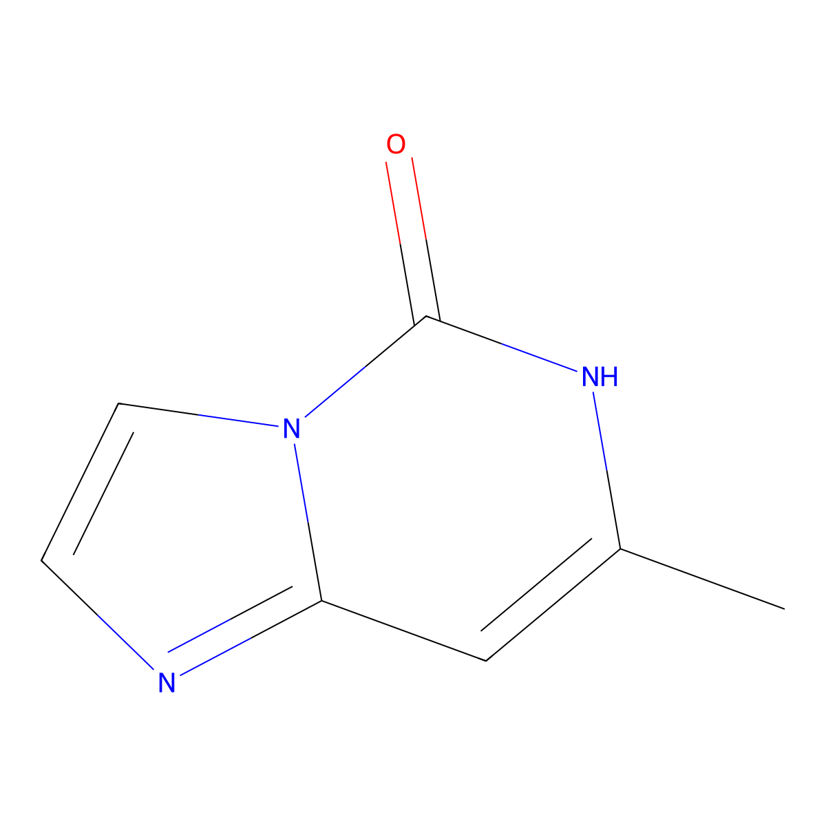 7-Methylimidazo[1,2-c]pyrimidin-5(6H)-one molecular structure, CAS 55662-67-4