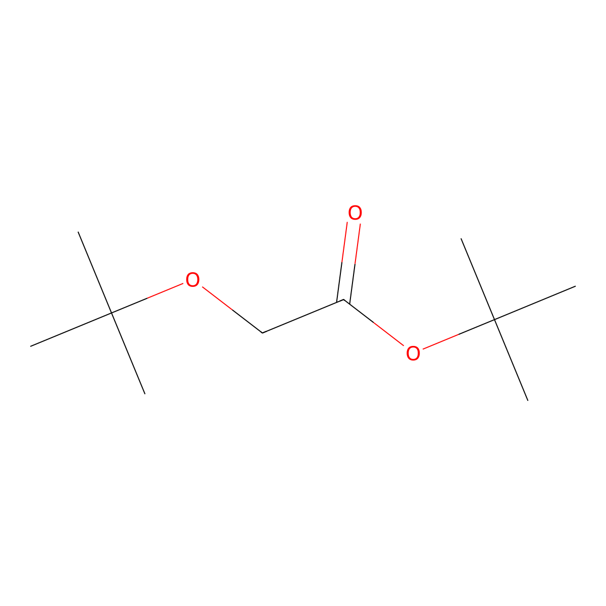 Tert-butyl 2-(tert-butoxy)acetate molecular structure, CAS 55666-48-3