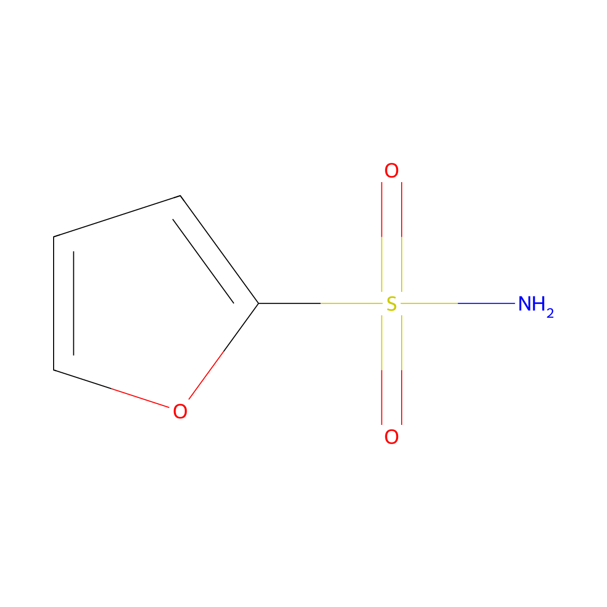 Furan-2-sulfonamide molecular structure, CAS 55673-71-7
