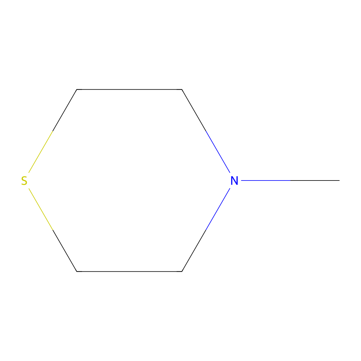 N-Methylthiomorpholine molecular structure, CAS 55675-72-4