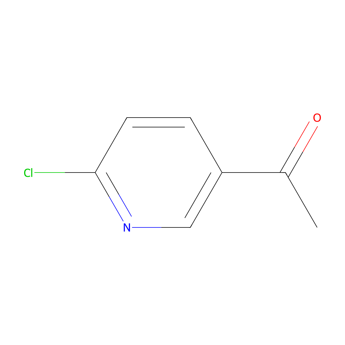 1-(6-Chloropyridin-3-yl)ethan-1-one molecular structure, CAS 55676-22-7