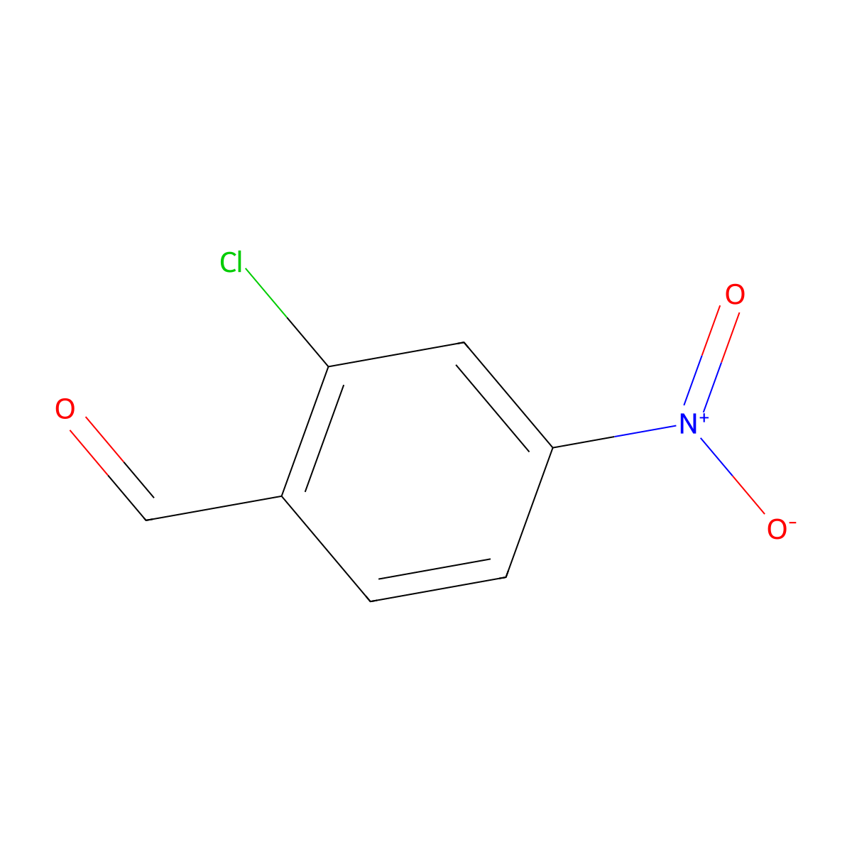 2-Chloro-4-nitrobenzaldehyde molecular structure, CAS 5568-33-2
