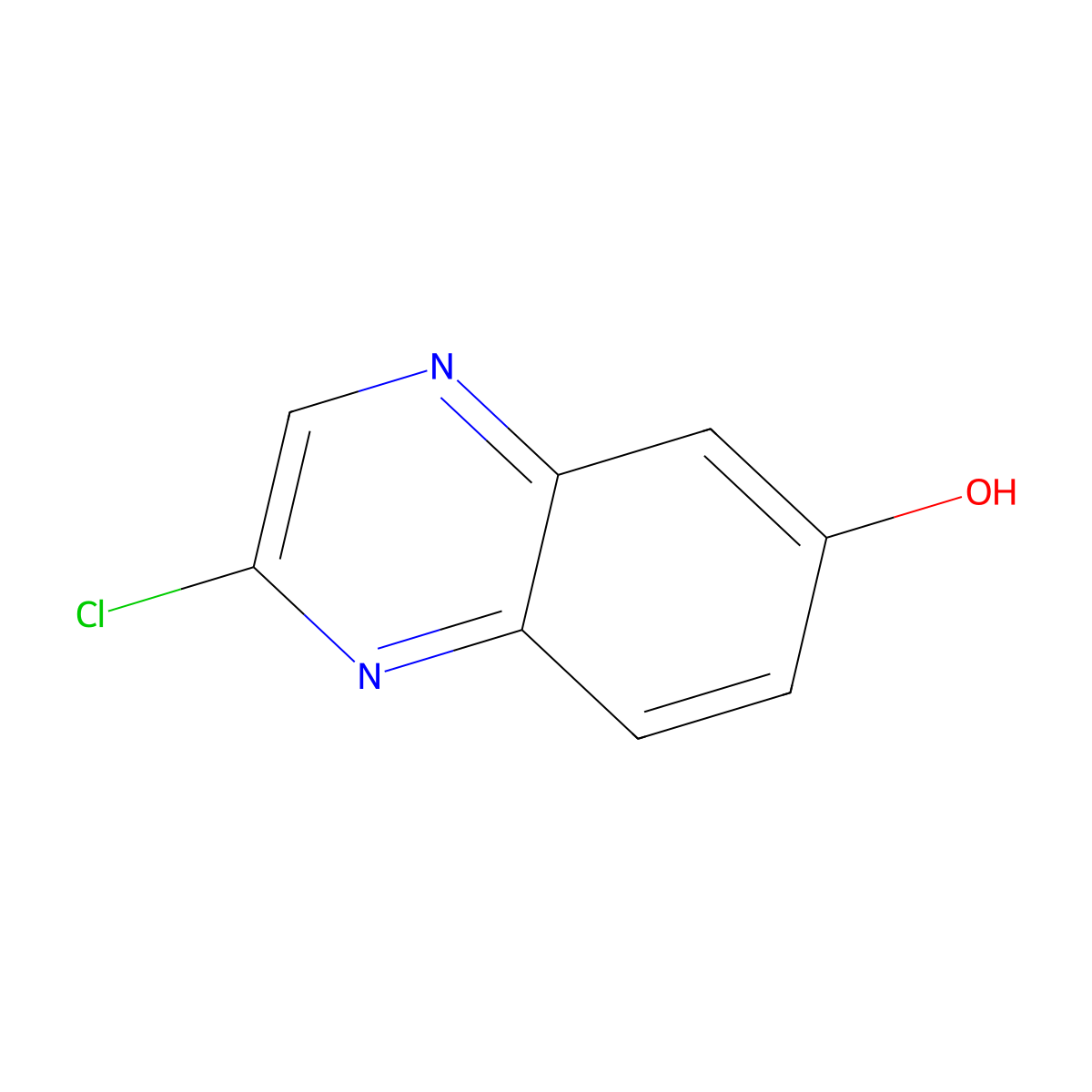 2-Chloroquinoxalin-6-ol molecular structure, CAS 55687-04-2